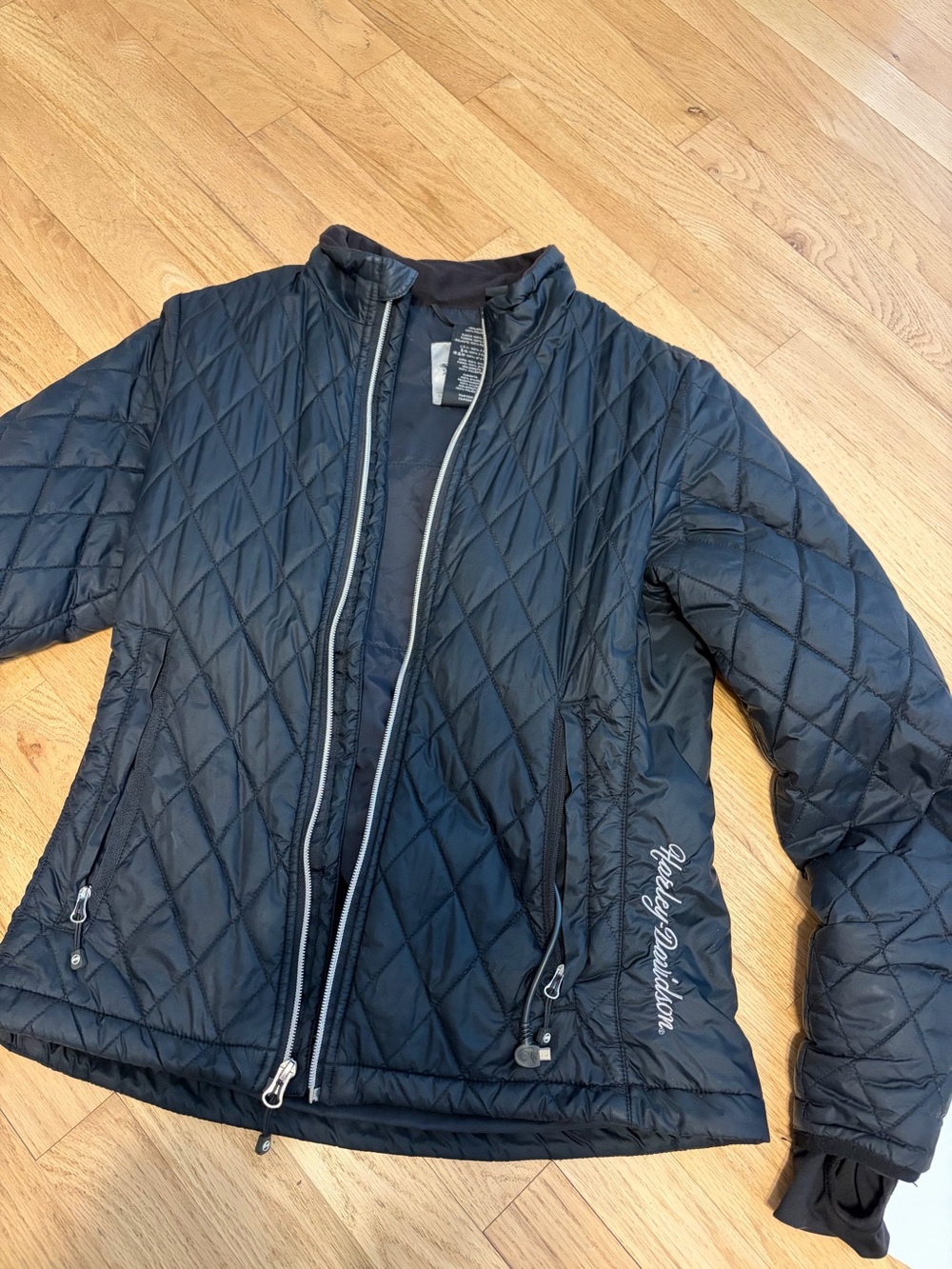 Harley-Davidson Women's Black Quilted Jacket